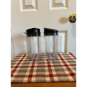 Nutri Ninja 24oz 2 Replacement Cups with Sip & Seal lids